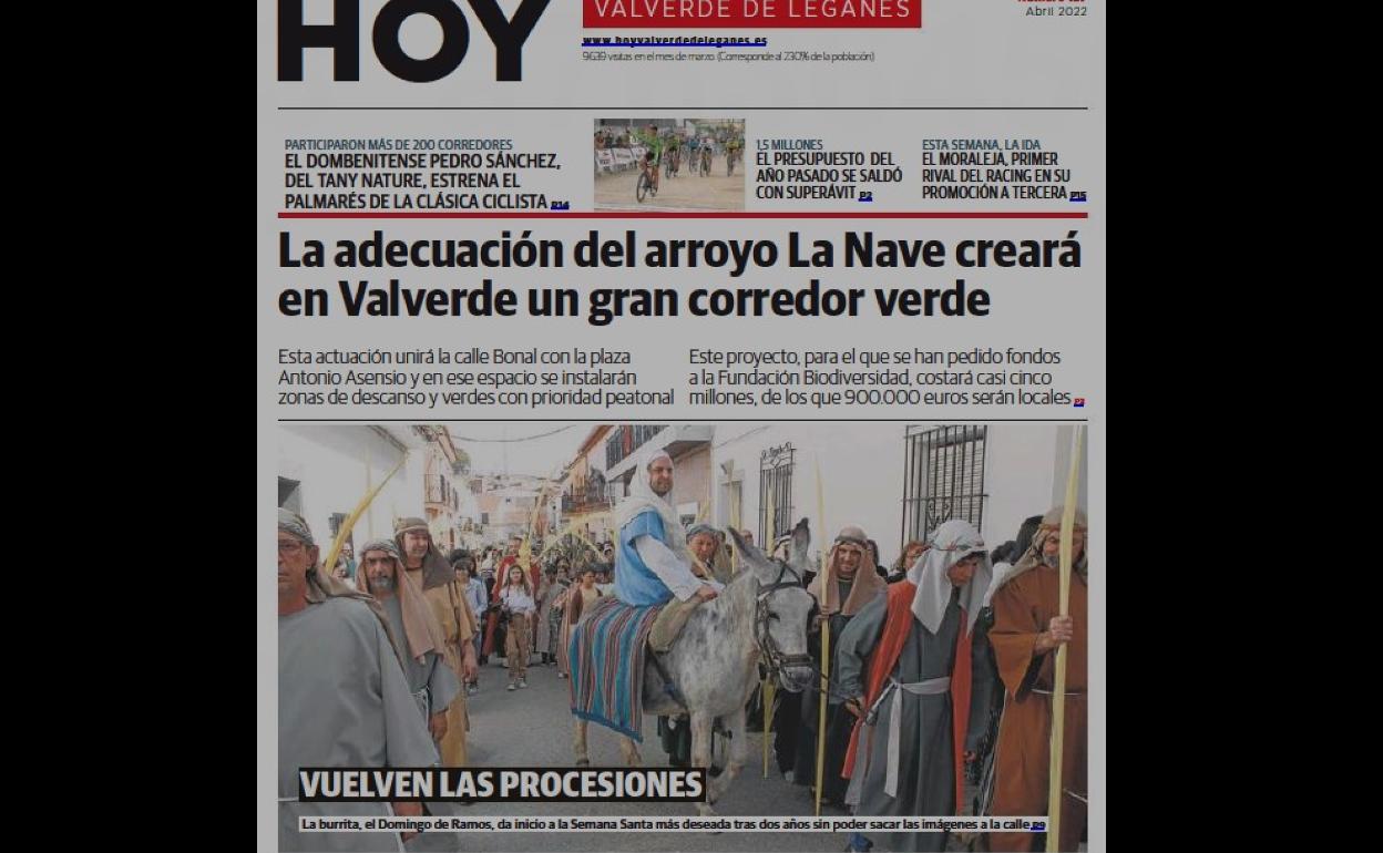 Hoy se publica el número 127 de HOY Valverde de Leganés Hoy